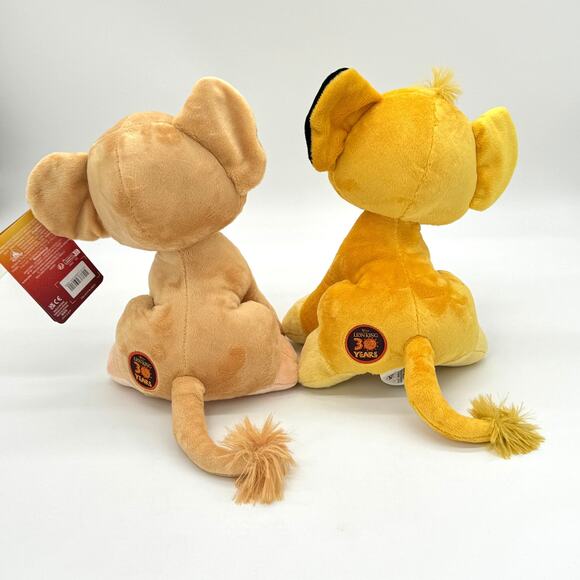 Disney The Lion King 30th Anniversary Simba & Nala Plush Stuffed Toy Set NEW - Picture 7 of 8